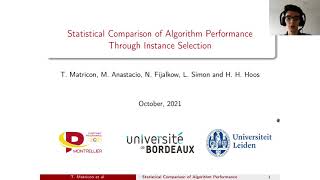 CP2021 (Trailer) "Statistical comparison of algorithm performance through instance selection"