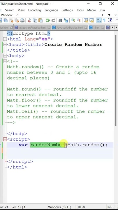 How to create random number in JavaScript? | Tech Tutorial | Praveen ...