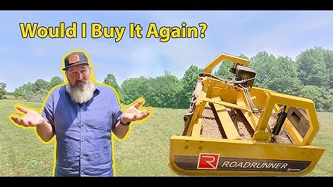 Live! Is It Worth Buying? Roadrunner CH Skidsteer Grader Attachment Review #graveldriveway #gravel