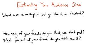 Estimating Your Audience Size - Data Analysis with R