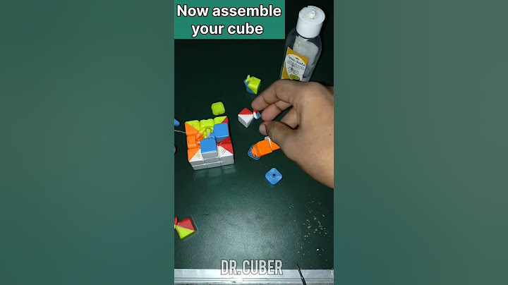 Clean your Rubik's cube#drcuber#ytshorts #shorts #rubikscube