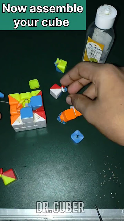 Clean your Rubik's cube#drcuber#ytshorts #shorts #rubikscube