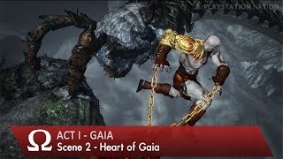 God of War III Remastered - Act I - Scene 2 - Heart of Gaia