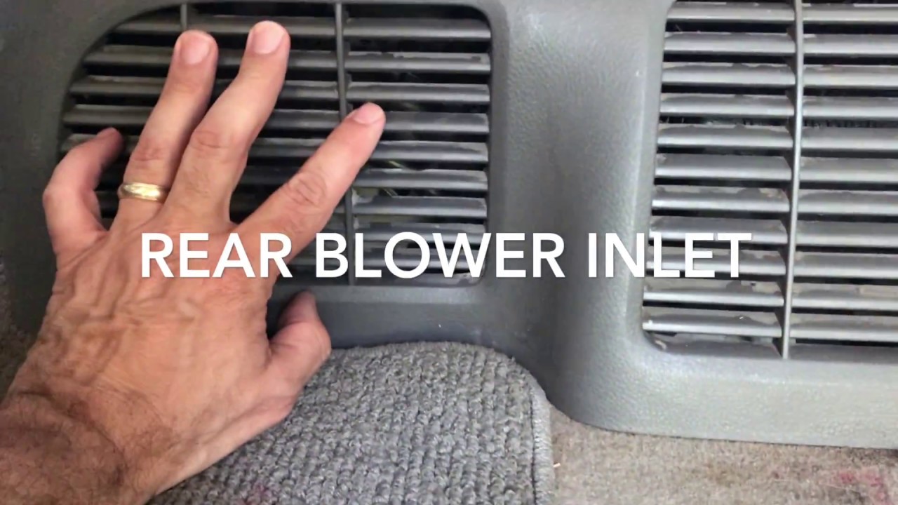 Nissan NV3500 rear blower problem YouTube