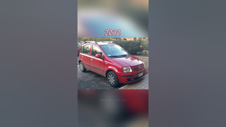 The evolution of Fiat Panda car from (1980-2022). #shorts #viral #evolution