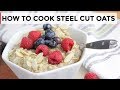 HOW-TO COOK STEEL CUT OATMEAL | slow cooker, stove-top + overnight