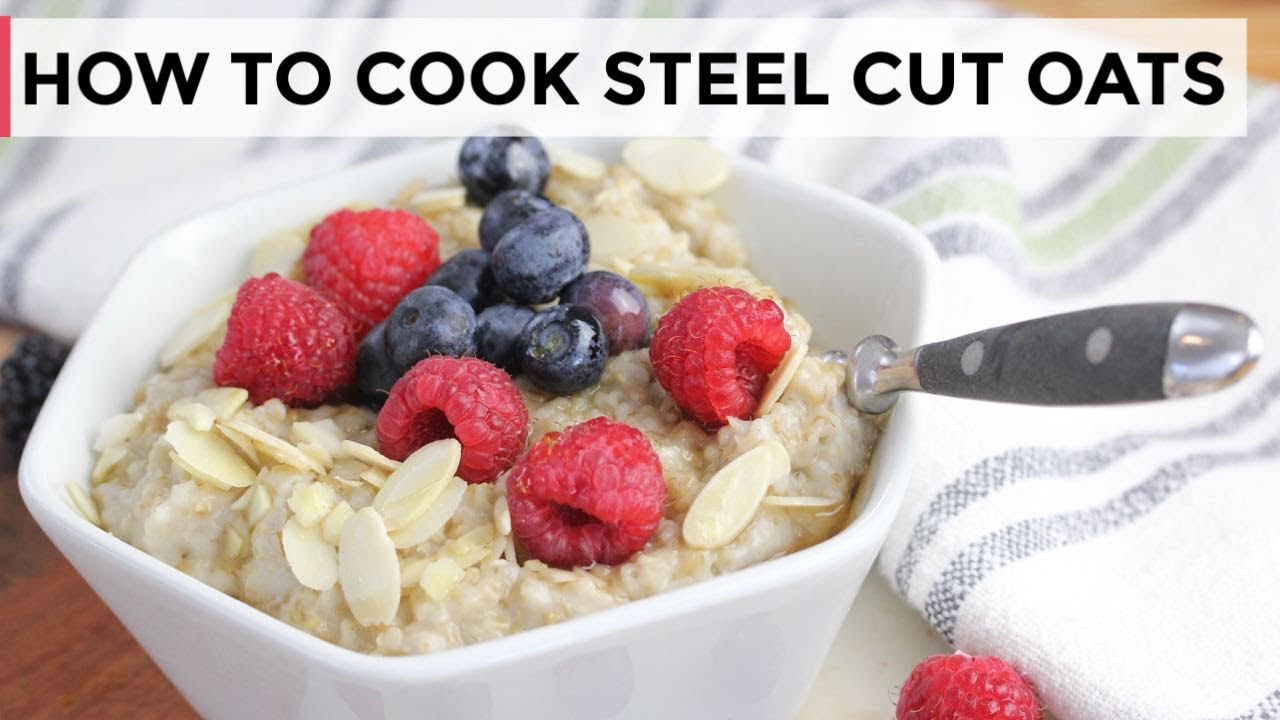 How To Cook Steel Cut Oatmeal Slow Cooker Stove Top Overnight Youtube
