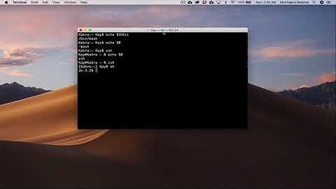 6. Changing from one shell into another shell - Learn Unix