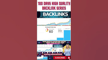how to create backlink || 100 days series