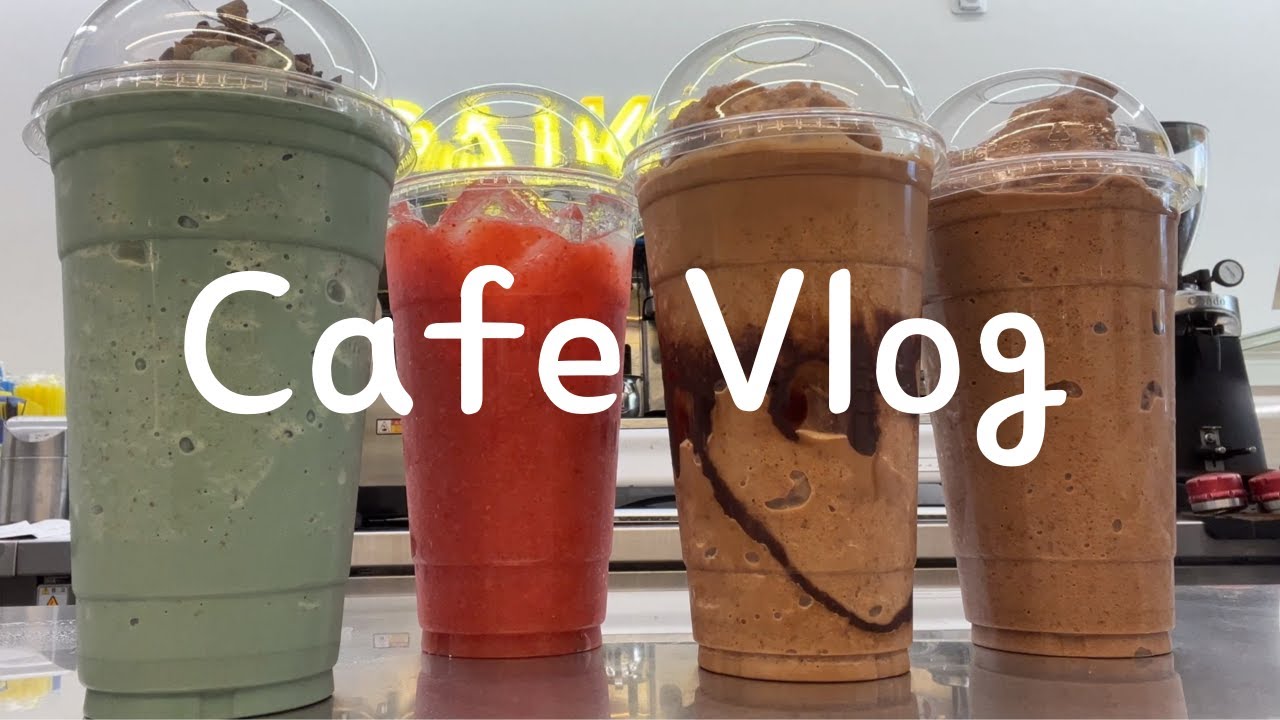 [Cafe Vlog]카페알바 브이로그 | 과일소분하기 | 빽다방 알바 | 음료제조영상