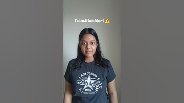 Transition Alert ⚠️ #shortsvideo #transitionvideo #transitions #transition