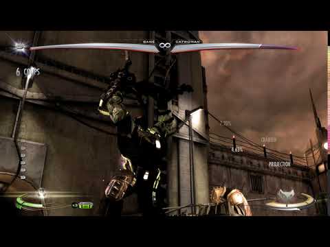 Injustice 1: Bane 1 bar 3 Assists low hit into 47% damage bnb