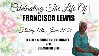 The Funeral Service Of Francisca Lewis