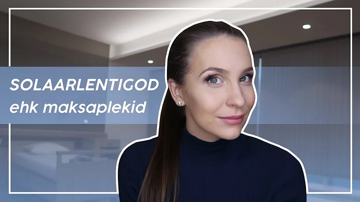 Solaarlentigod ehk maksaplekid, miks need tekivad ...