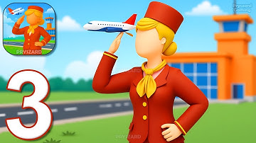 Airport Idle - Gameplay Walkthrough Part 3 - Second Floor Unlocked, Airport Upgrade (iOS, Android)