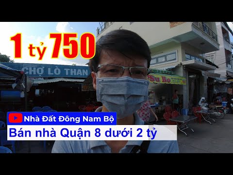 Bán gấp nhà Quận 8 dưới 2 tỷ sổ hồng riêng kế mặt tiền Phạm Thế Hiển P6 Q8