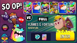 NEW SE BOOSTER SO OP! Full Adventure Flames & Fortune! Crazy Columns + Rainbow | Match Masters