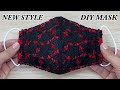 New! Fashion Lace Face Mask | Diy Breathable Face Mask Easy Pattern To Make Sewing Tutorial At Home|