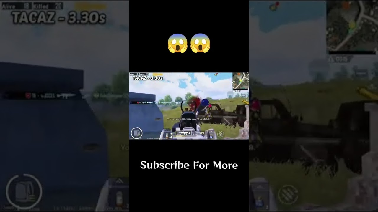 Tacaz fastest 1v4 Clutch 😱😱