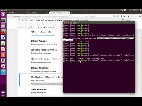 How to Add Anaconda Virtualenv to Jupyter Notebook