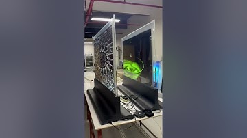 AVLink affordable transparent OLED 55inch digital signage information PCAP 10 point touch screen