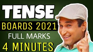 Tense SHORT TRICK for class 10 BOARDS 2021 - CBSE english grammar 10