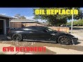 My CHEAP Salvage Nissan GTR Rebuild Part #3 OIL Change