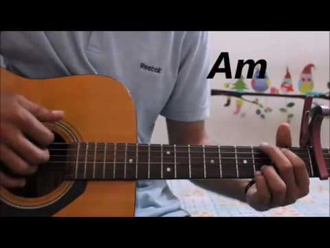 Rukh - Akhil - Punjabi Song - Guitar Cover Lesson Chords Easy