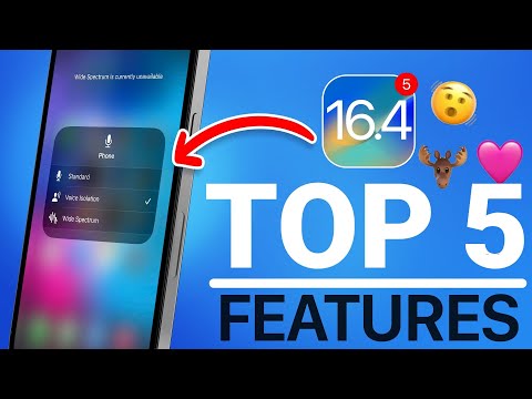 Top 5 iOS 16.4 New Features