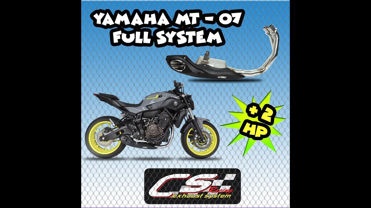 Exhaust Yamaha MT07 carbon GP Style, 519,95 €