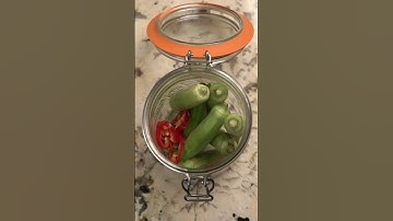 How to Make Homemade Pickled Okra (with a Kick!)🦵
