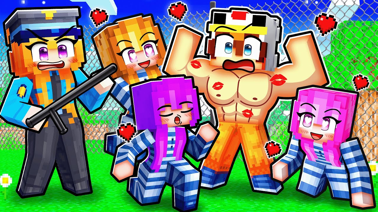 SHADO est devenu POPULAIRE dans une PRISON DE FILLES sur Minecraft !