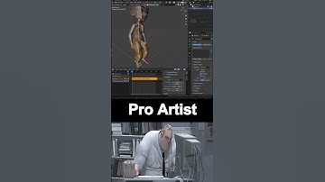 Noob vs Pro artist  Walk cycle #blender #blendertutorial #blendercommunity #3dmodelling #b3d