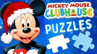 Mickey Mouse Clubhouse & Disney Characters Christmas Puzzles - Disney Junior Kids Videos