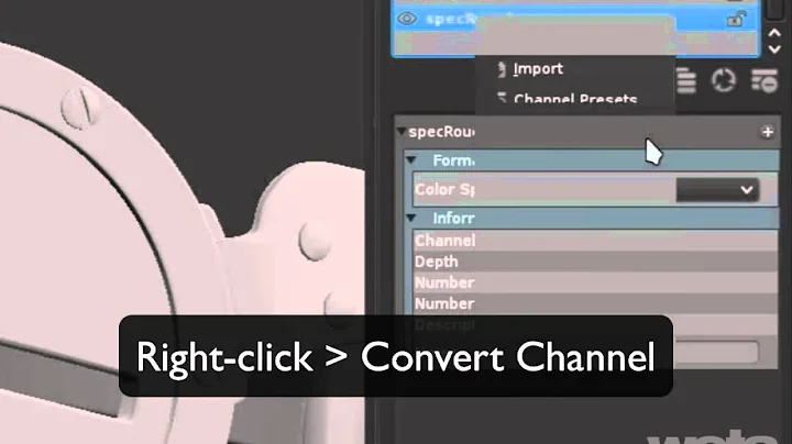 Mari | Convert Channel Colour Depth