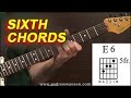 Major & Minor Sixth Chords