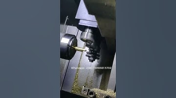 How to process the brass workpiece by SL-36 with turning and milling complex function|CNC SMARTLATHE