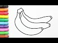 Cara Menggambar Pisang dengan Mudah