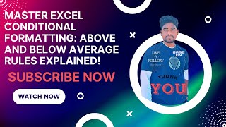 Master Excel Conditional Formatting: Above and Below Average Rules Explained!