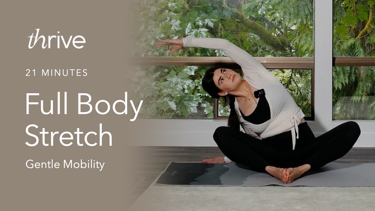 21-Min Full Body Stretch | Gentle Mobility & Flexibility - YouTube