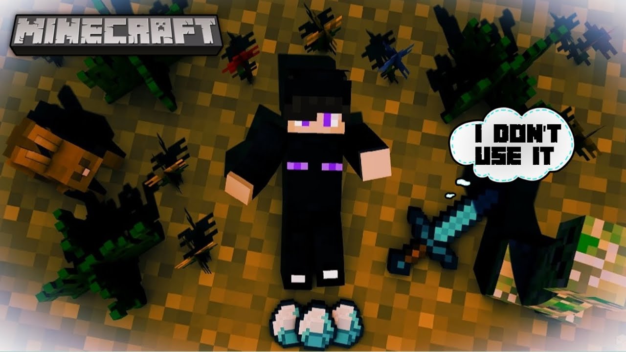 Minecraft but, I cannot use weapon any kill mob. #minecraft #viralvideo #trending #like #subscribe