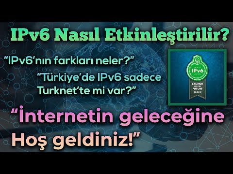 Turknet kullanıcıları IPv6'yı nasıl etkinleştirebilir? @turknet