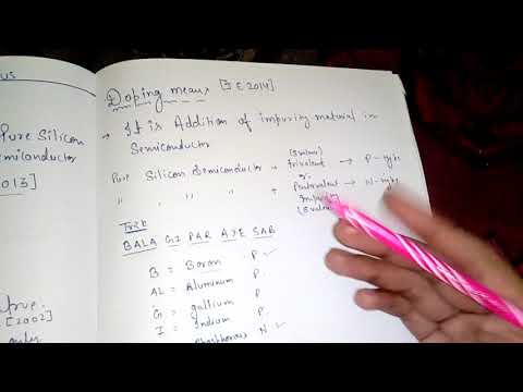 Short trick I Determine semiconductor I p-type I n-type