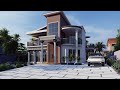 a beautiful modern 5 bedroom home design