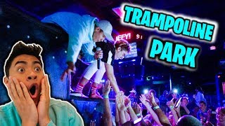 OUR 1st SHOW EVER at TRAMPOLINE PARK!