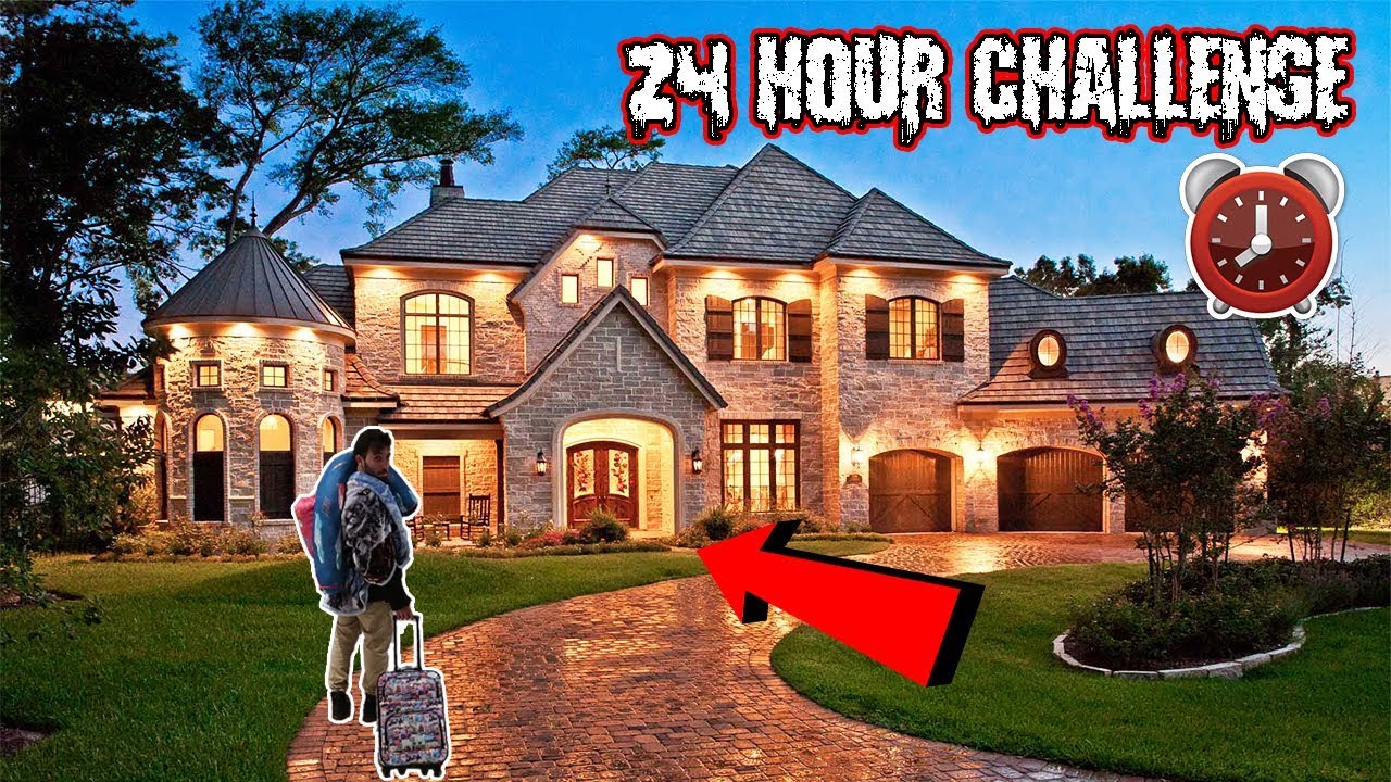 biggest mansions for sale in usa ASKING MILLIONAIRES IF I CAN SLEEPOVER IN THEIR MANSION | 24 HOUR CHALLENGE AT A STRANGERS HOUSE!