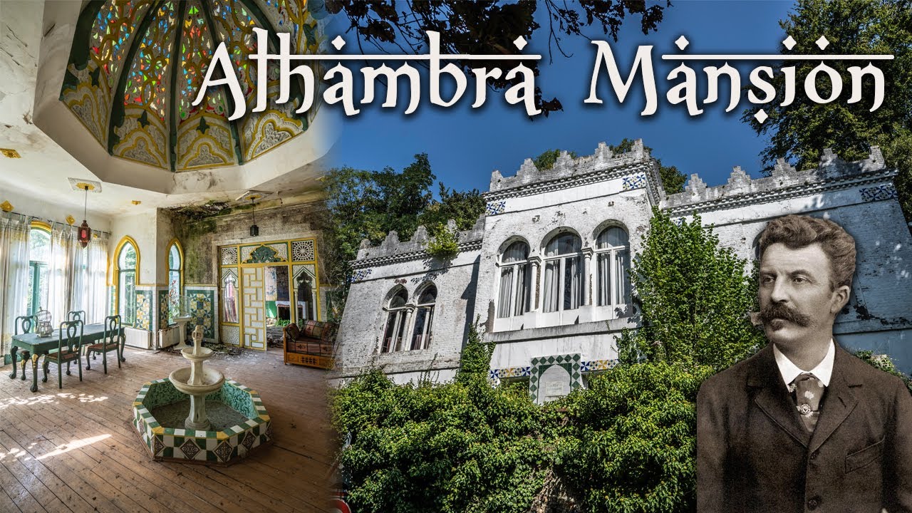 Экзотический заброшенный арабский особняк с мансардным окном – здесь жил известный писатель!