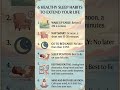 6 Healthy Sleep Habits to Extend Your Life #halo
