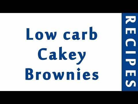 Low carb Cakey Brownies | Easy Low Carb Recipes | DIET RECIPES | RECIPES LIBRARY