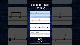 Unlock Your Groove: Off-Beat 8th Note Drum Rhythms (100 BPM) | Intermediate Drills